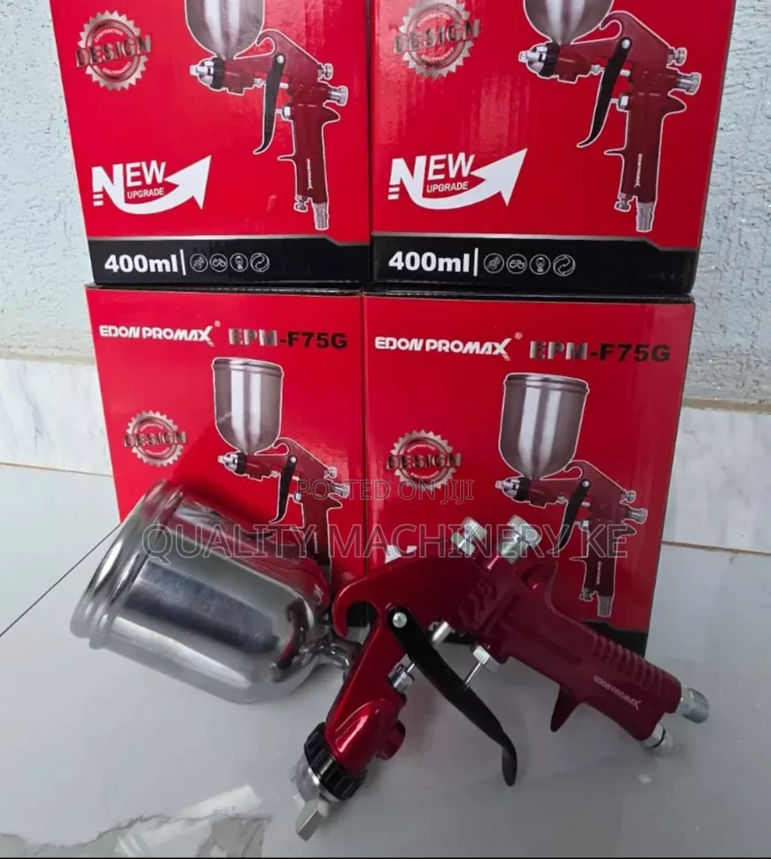 Portable Edon Spraygun Metallic Bottle