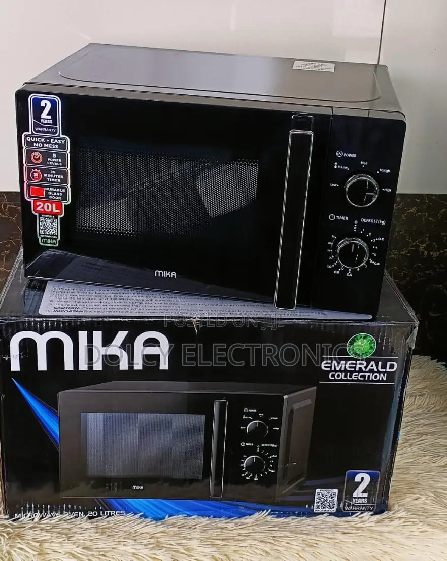 Mika Manual Microwave 20 Litres Black