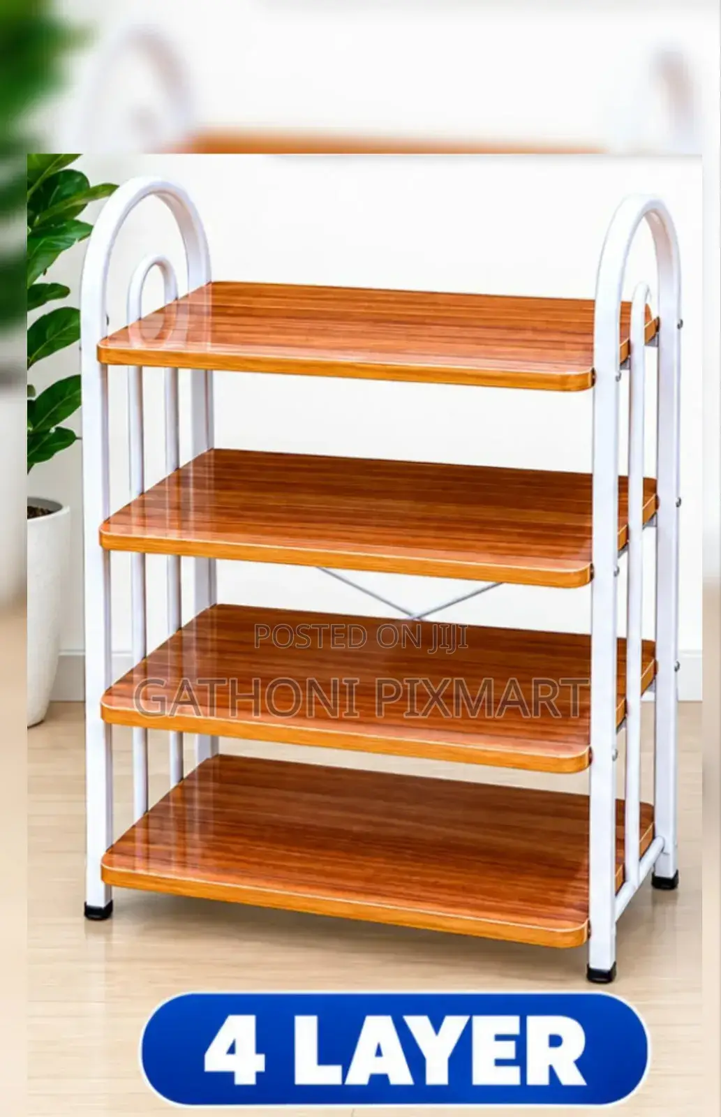 Premiere 4-Tier Shoe Rack for Organized Shoe Storage