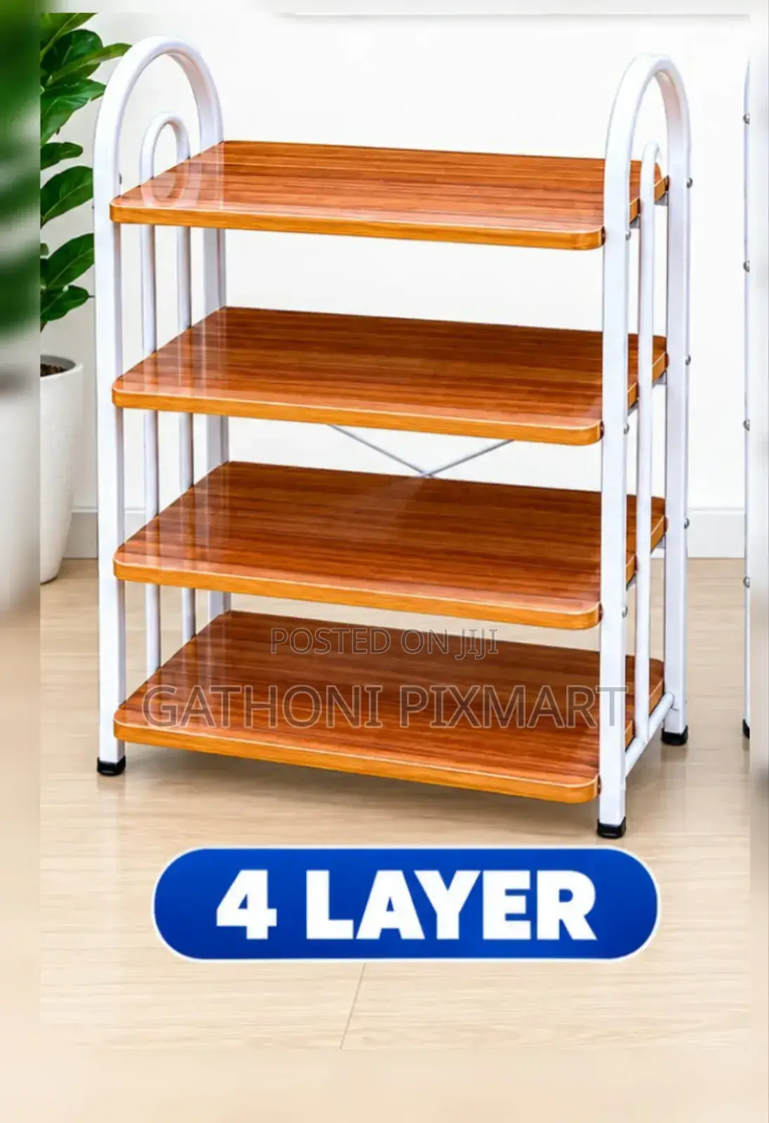 Premiere 4-Tier Shoe Rack for Organized Shoe Storage