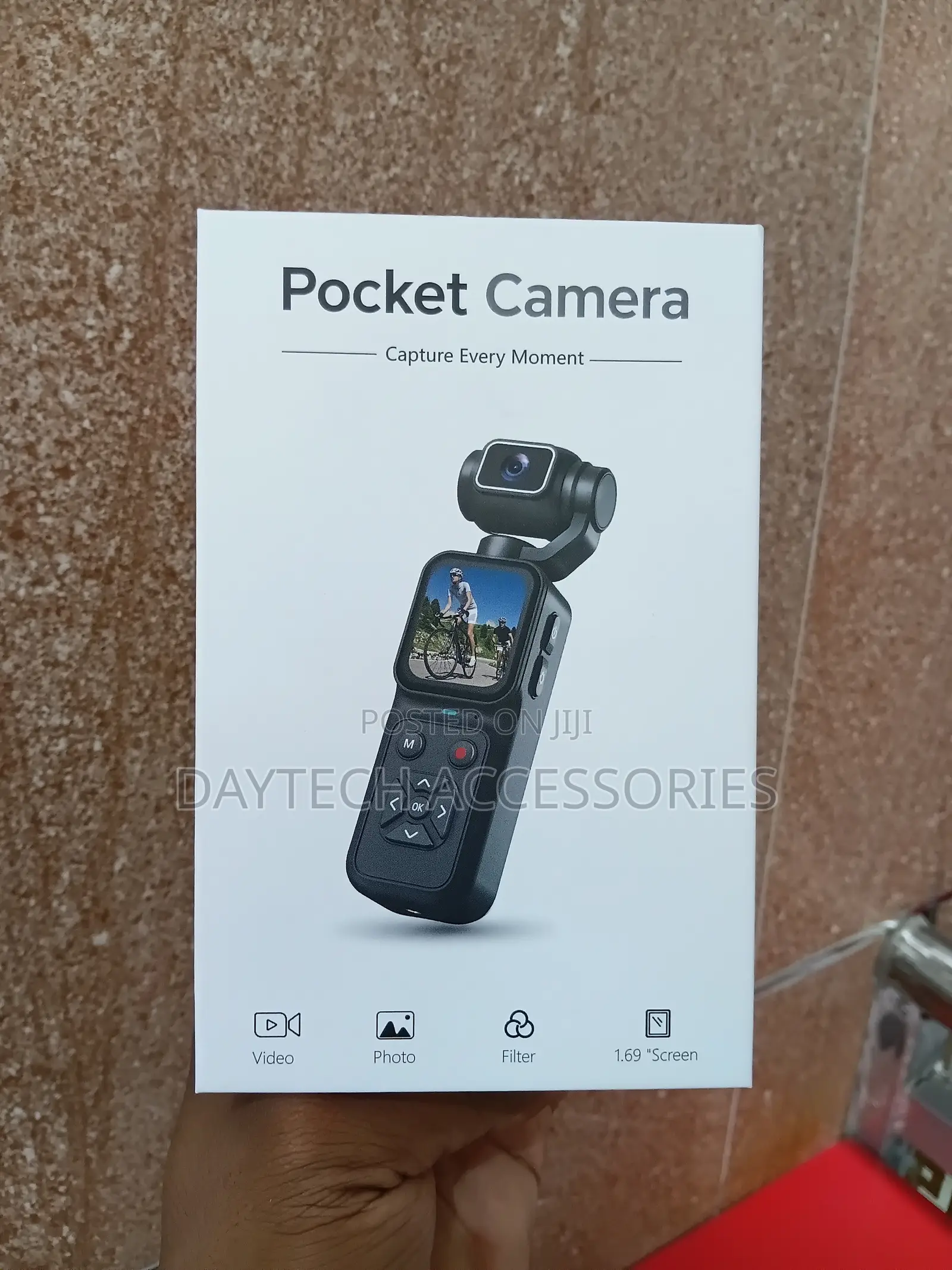 4K Pocket Action Camera Handheld Gimbal Stabilizer