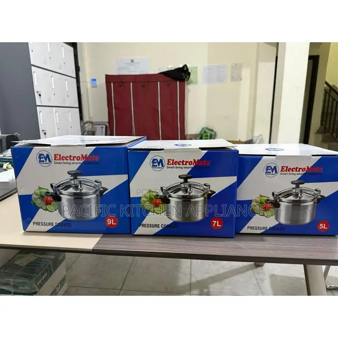 ElectroMate 9L Pressure Cooker – 9 Liter Heavy Duty Stainless Steel