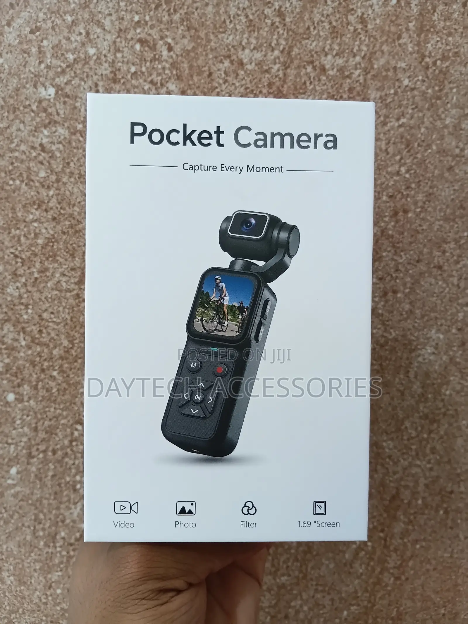 1080P Handheld Pocket Logging Camera - Black