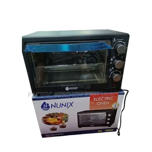 Nunix 20L Electric Rotisserie Oven for Baking and Grilling