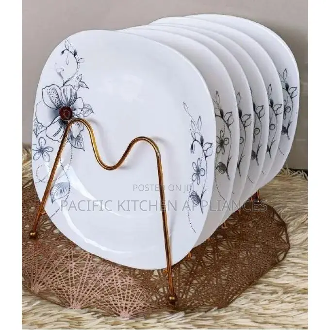 6 Pieces Quality Square Dinner Plates