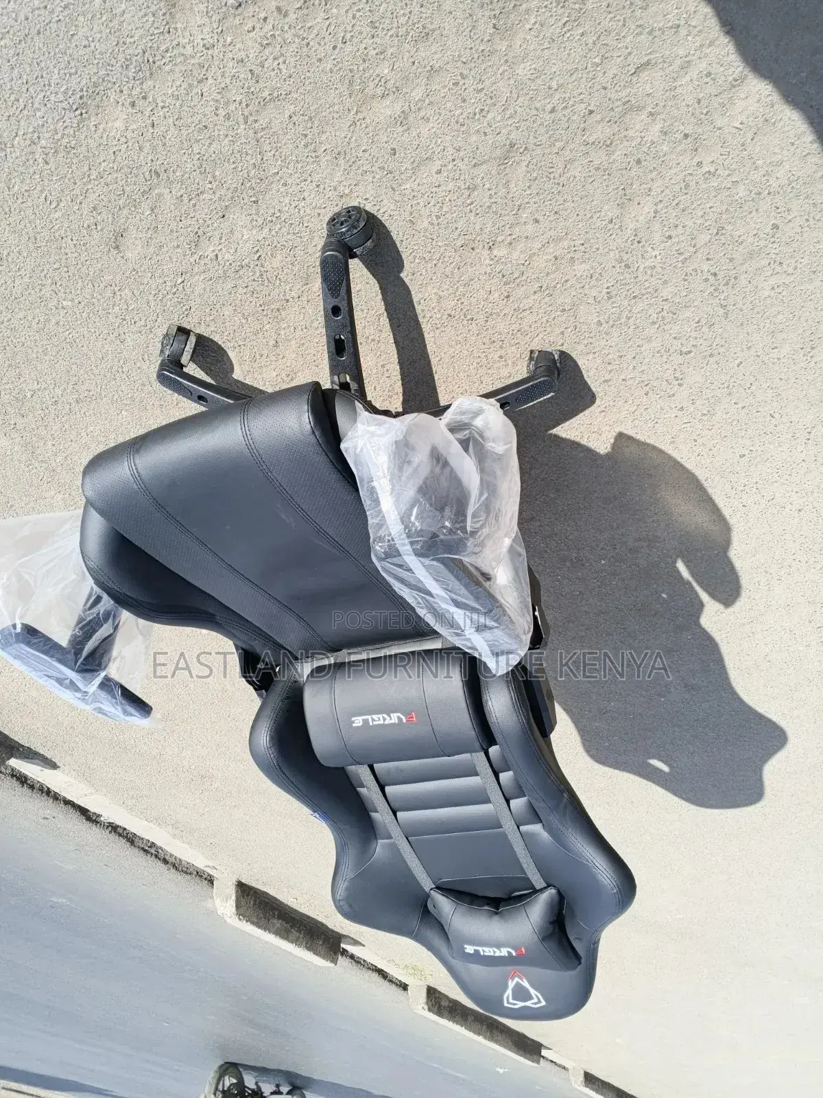 High Back Racing Style Office Chair With Headrest & Footrest