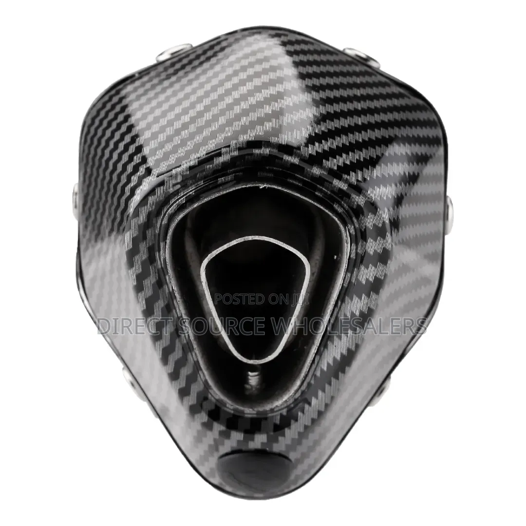 Sport Bike Exhaust Muffler Carbon Fiber Design