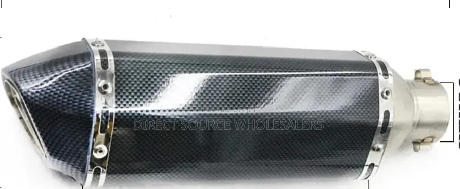 Sport Bike Exhaust Muffler Carbon Fiber Design