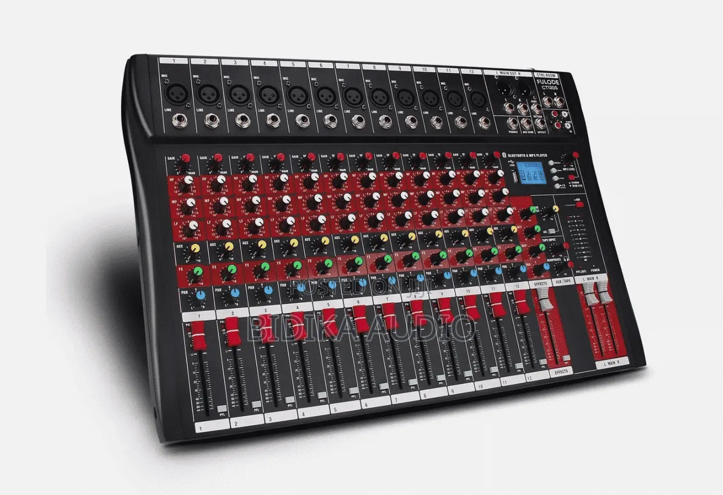 CT-120S 12-Channel Analog Mixer With Bluetooth and USB