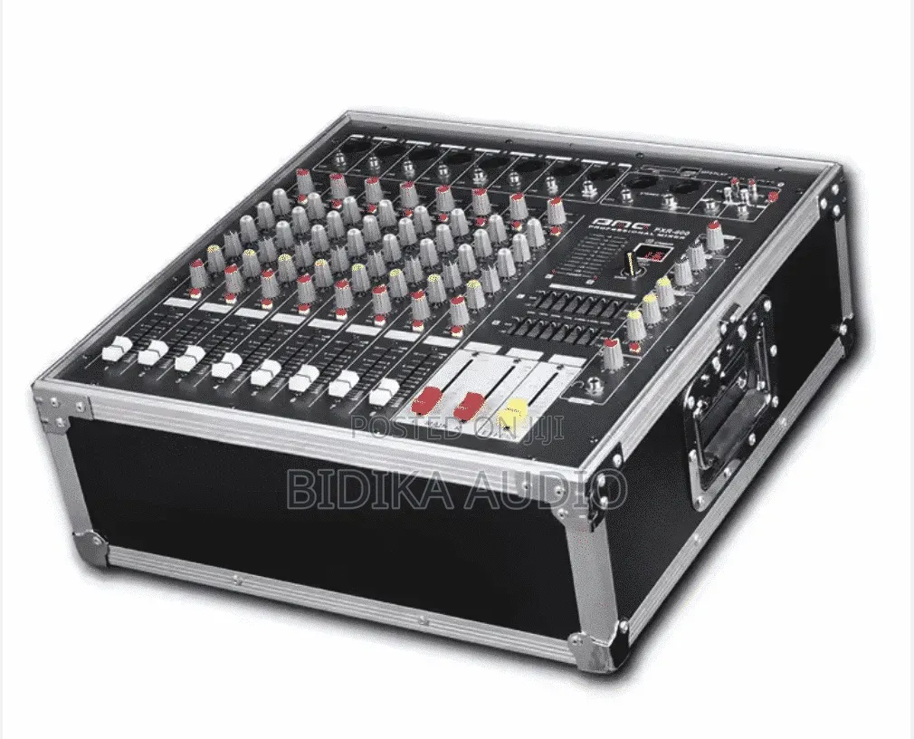 12-Channel Powered Mixer With Rack Case (1200W X 2)