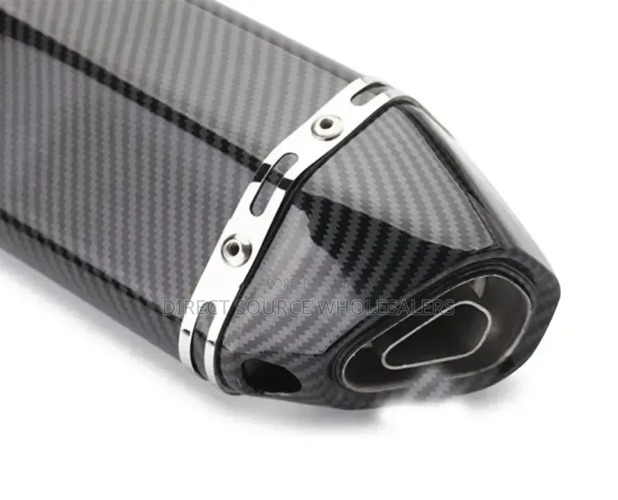 Motorcycle Exhaust Silencer With Clamp and Springs