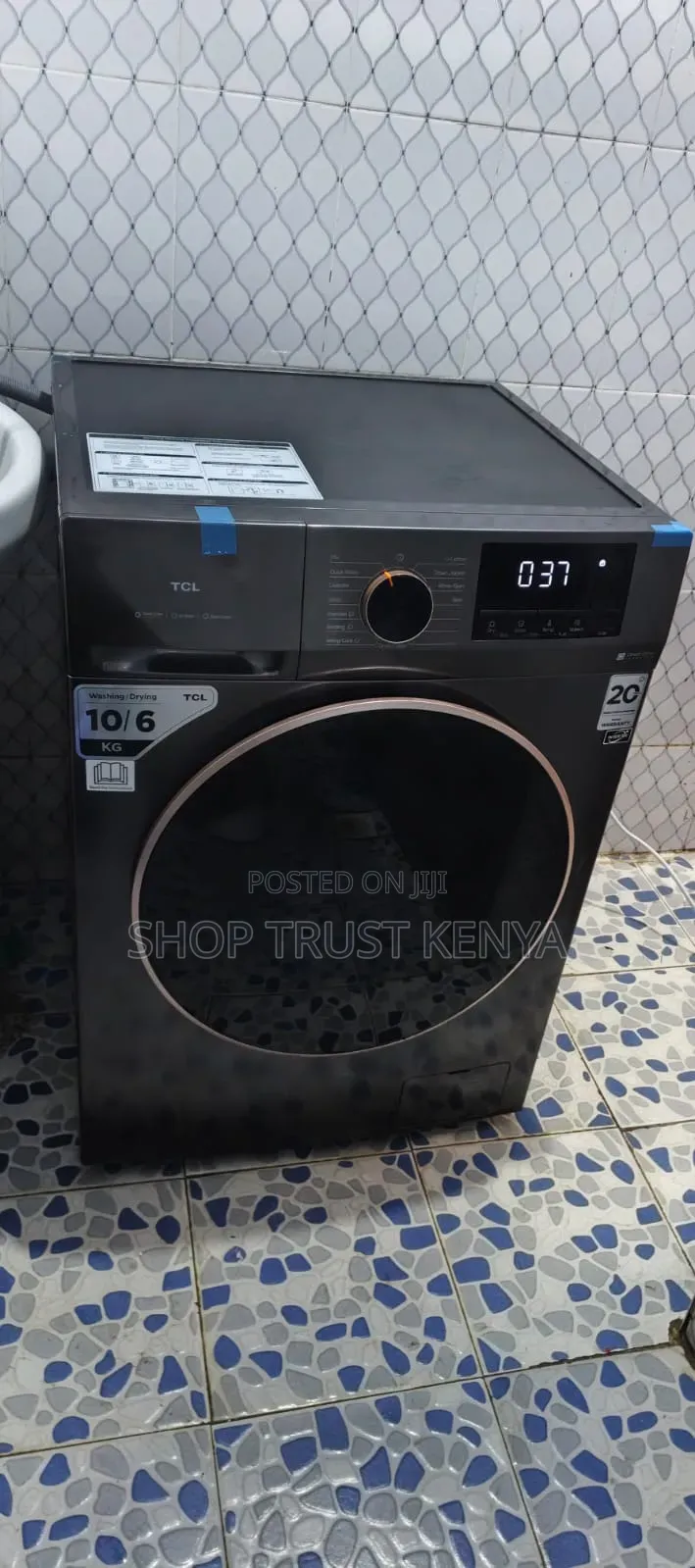 TCL 10/6kg Washing Machine Front Load Wash and Dry With DD Motor