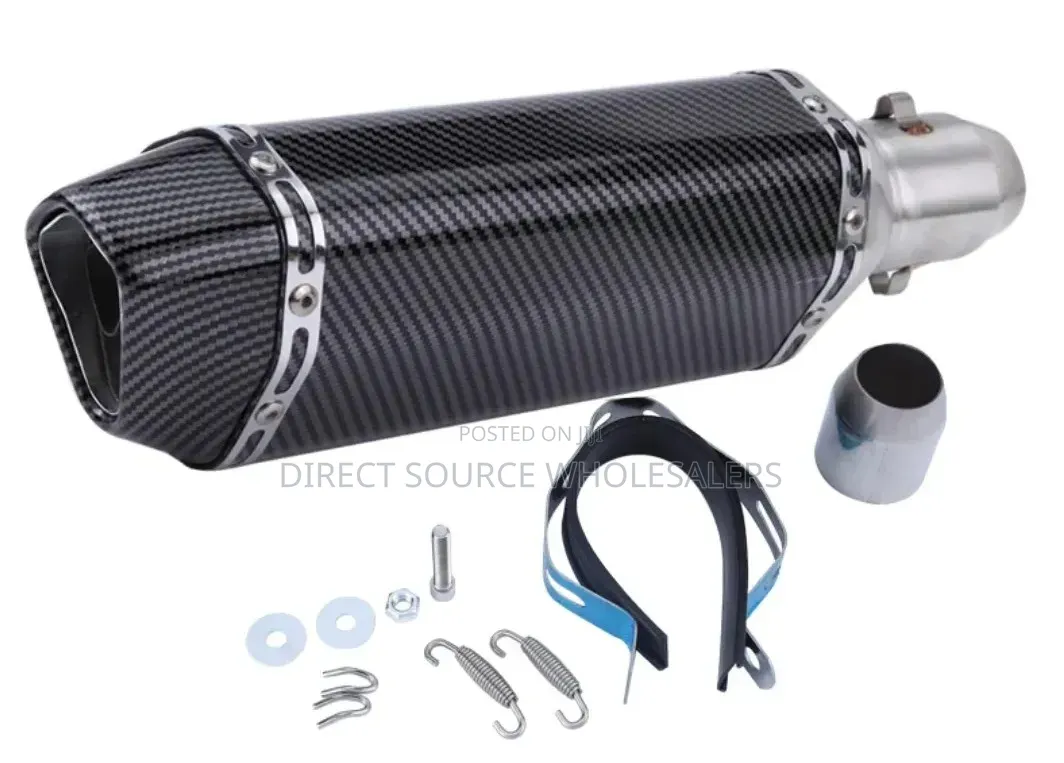 Motorbike Exhaust Muffler With Mounting Bracket