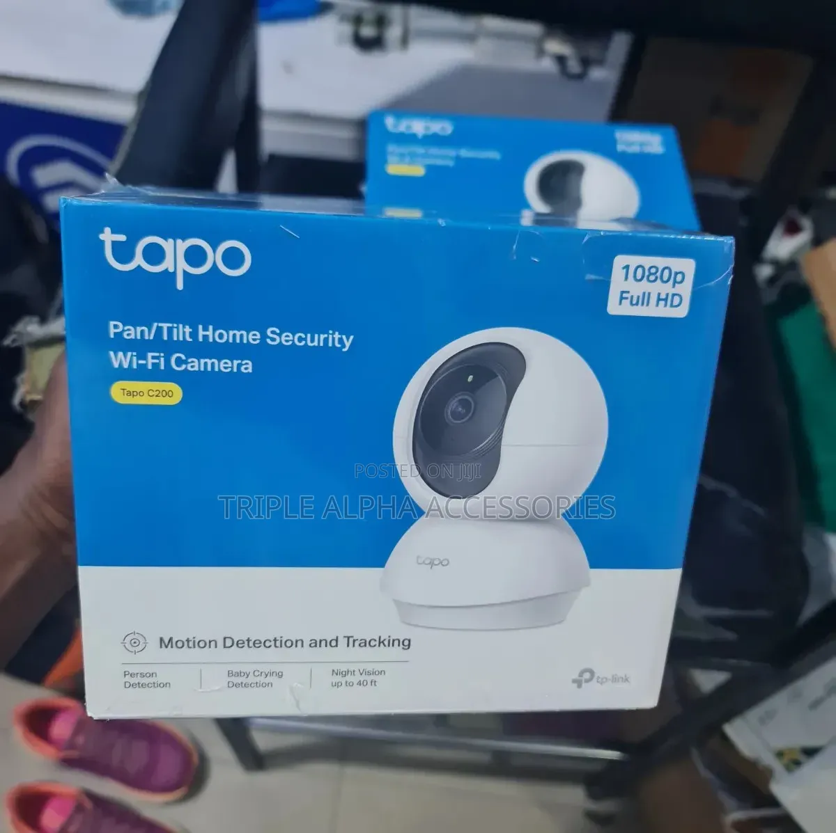 TP-Link Tapo C200,1080p Indoor Motorized PTZ Wi-Fi Security Camera.