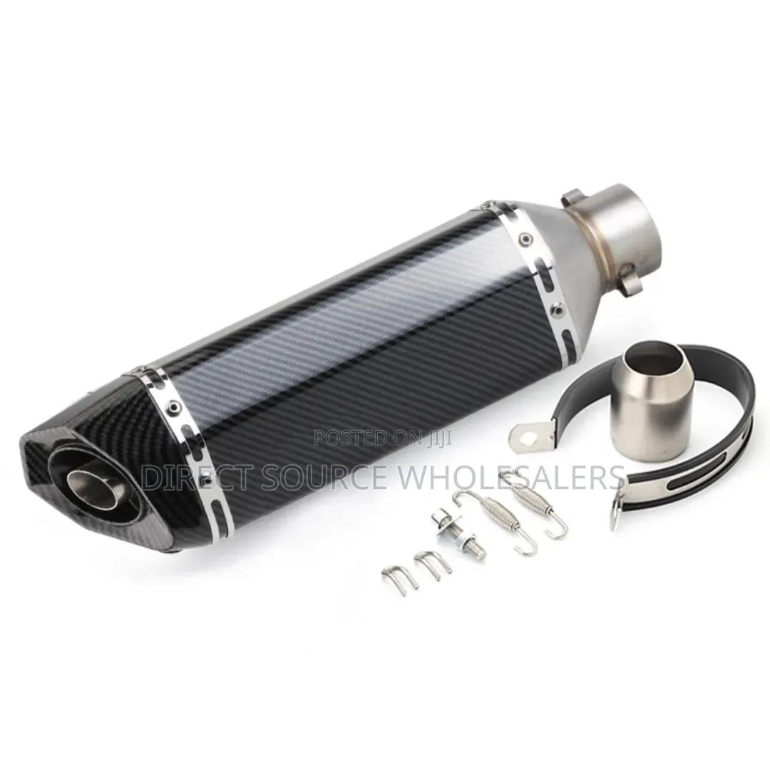 Modified Exhaust Pipe With Accessories
Racing Style Motorcycle