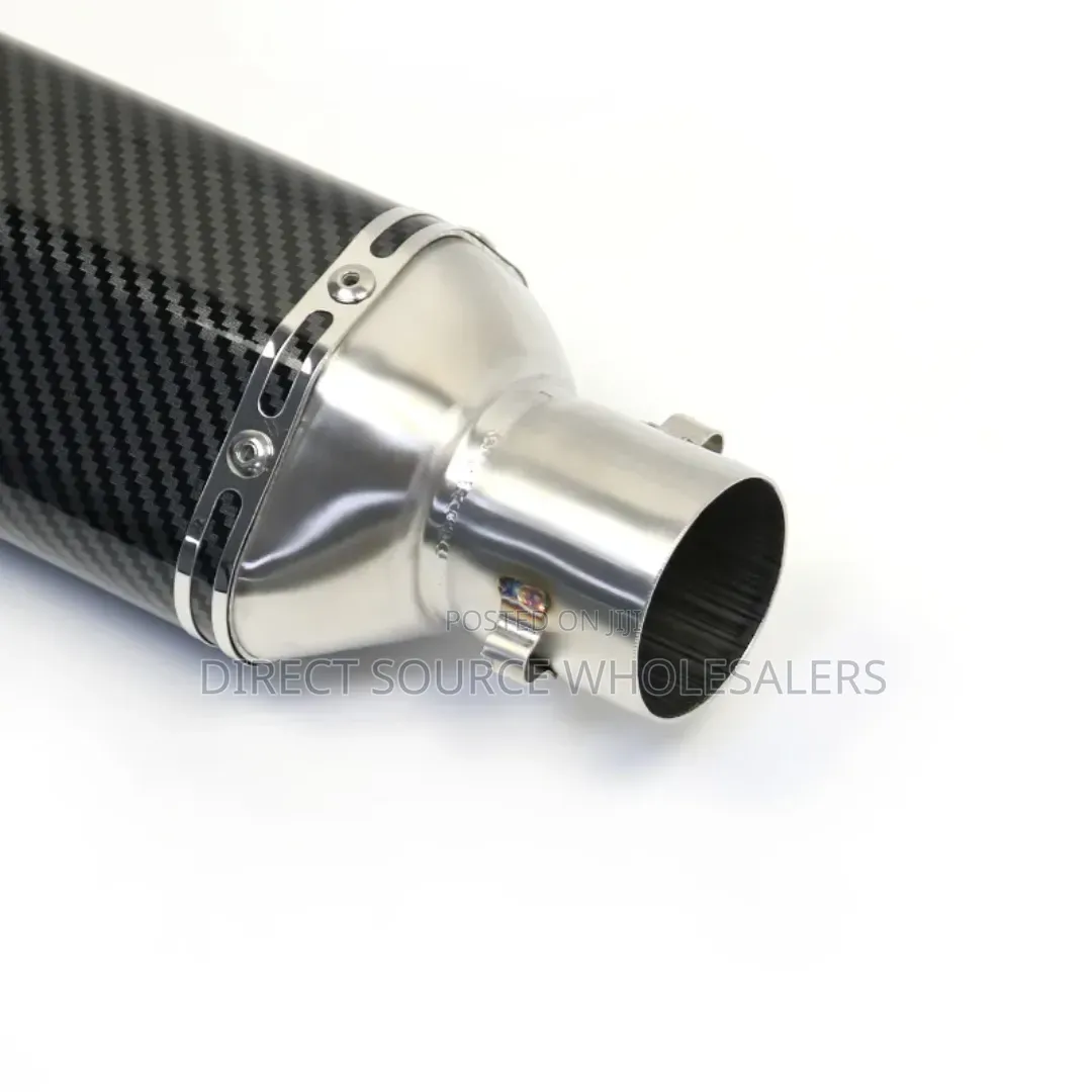 Modified Exhaust Pipe With Accessories
Racing Style Motorcycle