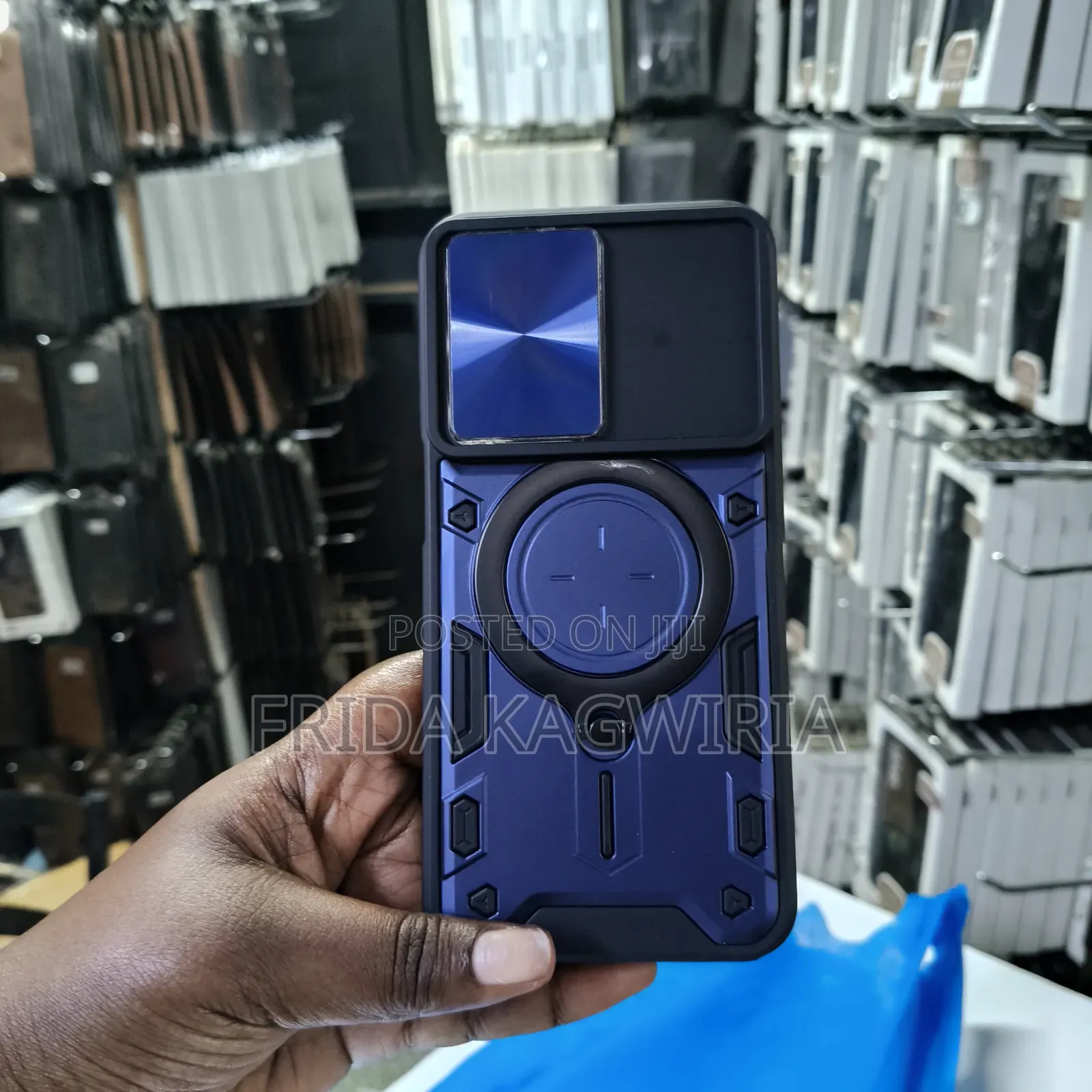 Samsung A17 Hard Cover With Camera Shield and Convertible Stand