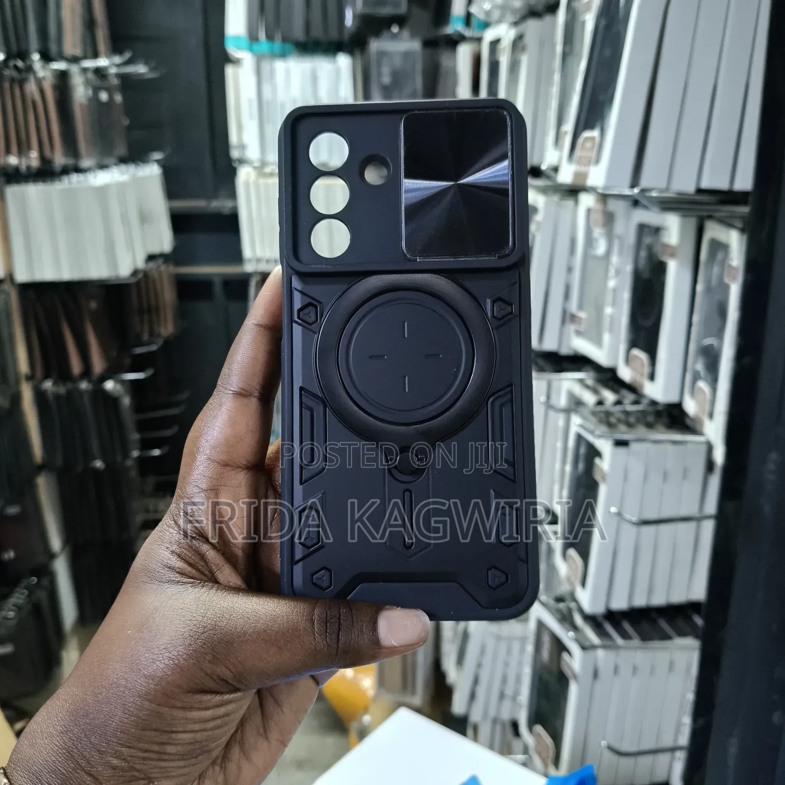 Samsung A57 5G Hard Cover With Camshield and Stand