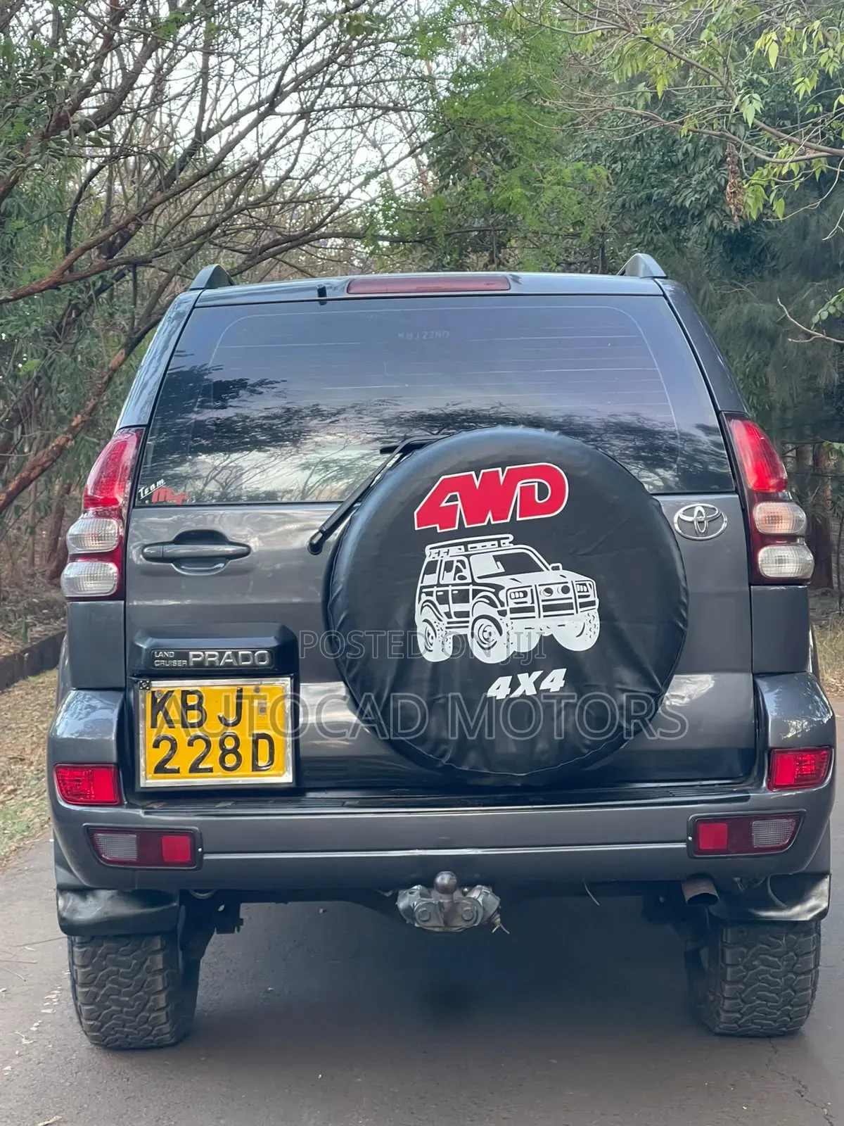 Toyota Land Cruiser Prado 3.0 D-4D 2003 Gray