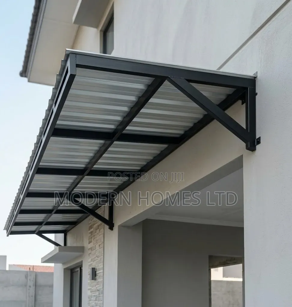 Modern Steel Entrance Canopy / Door Awning Shade - Custom Made