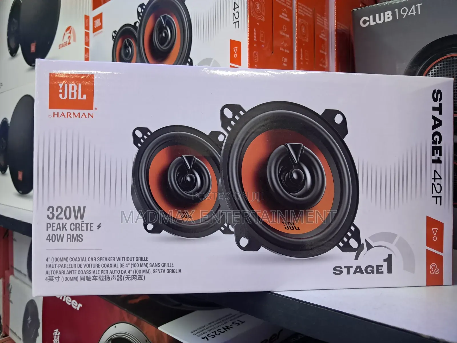 JBL Stage 1 42F 4" Car Dashboard Speakers