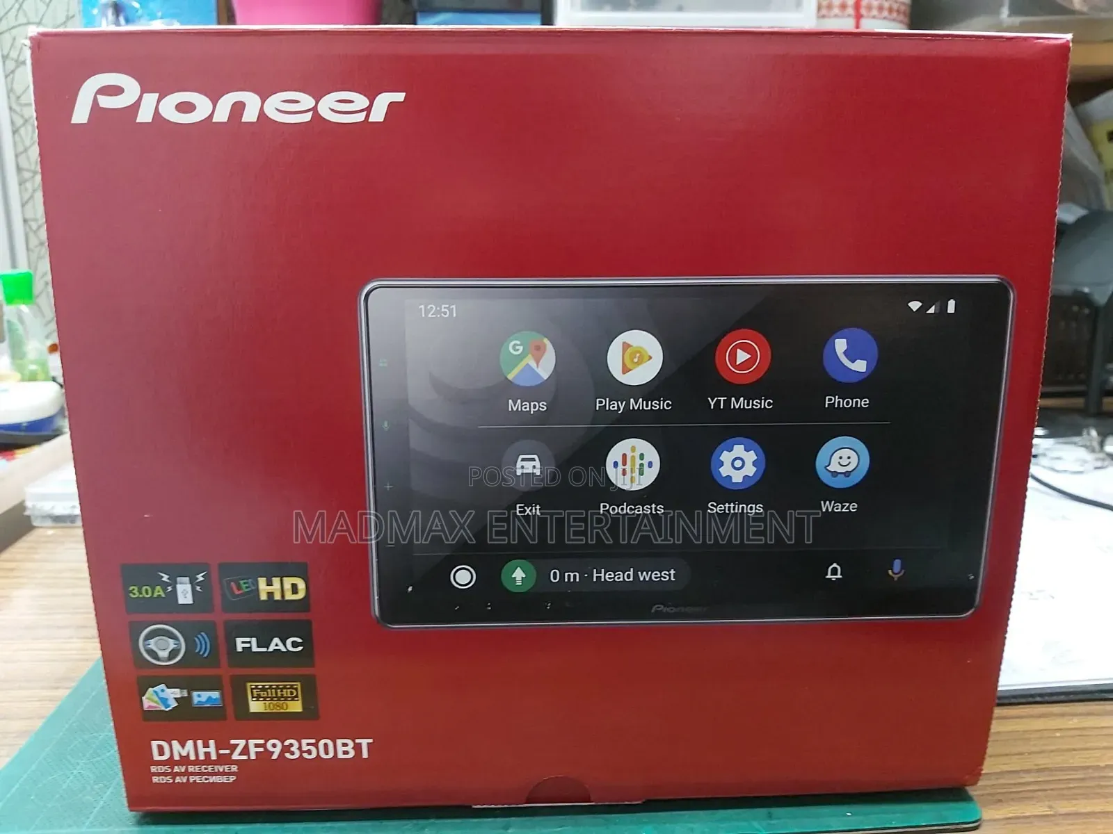 Pioneer DMH-Zf9350BT Flagship Head Unit Receiver