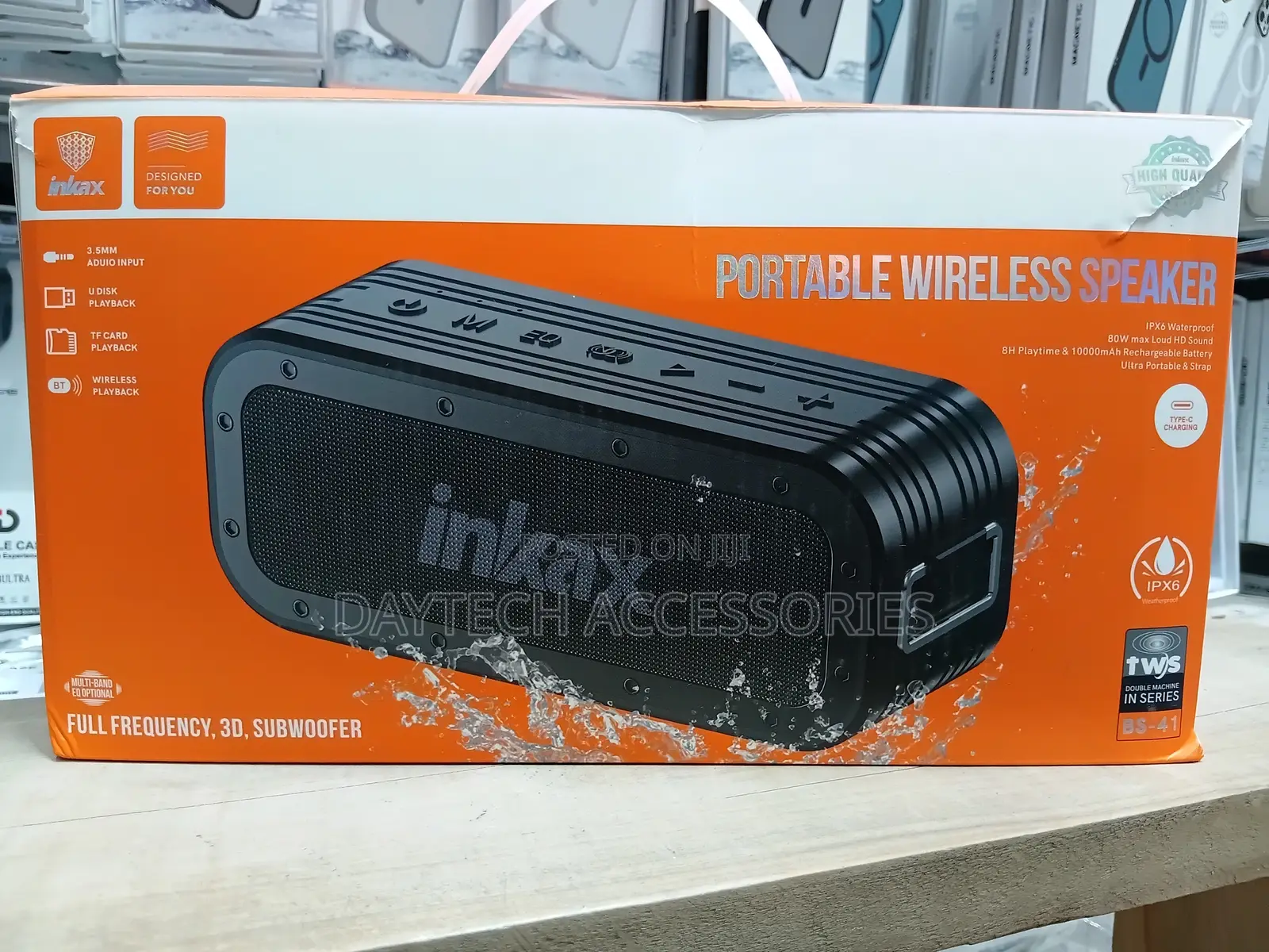 Inkax BS-41 BS-41 TWS Portable Karaoke Wireless Speaker