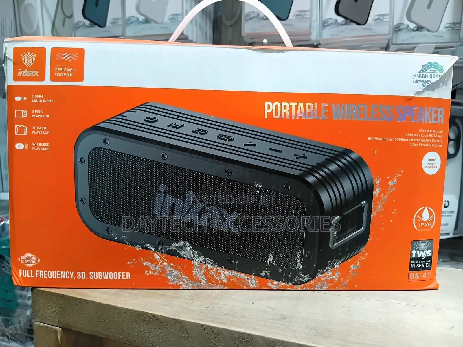 Inkax BS-41 BS-41 TWS Portable Karaoke Wireless Speaker