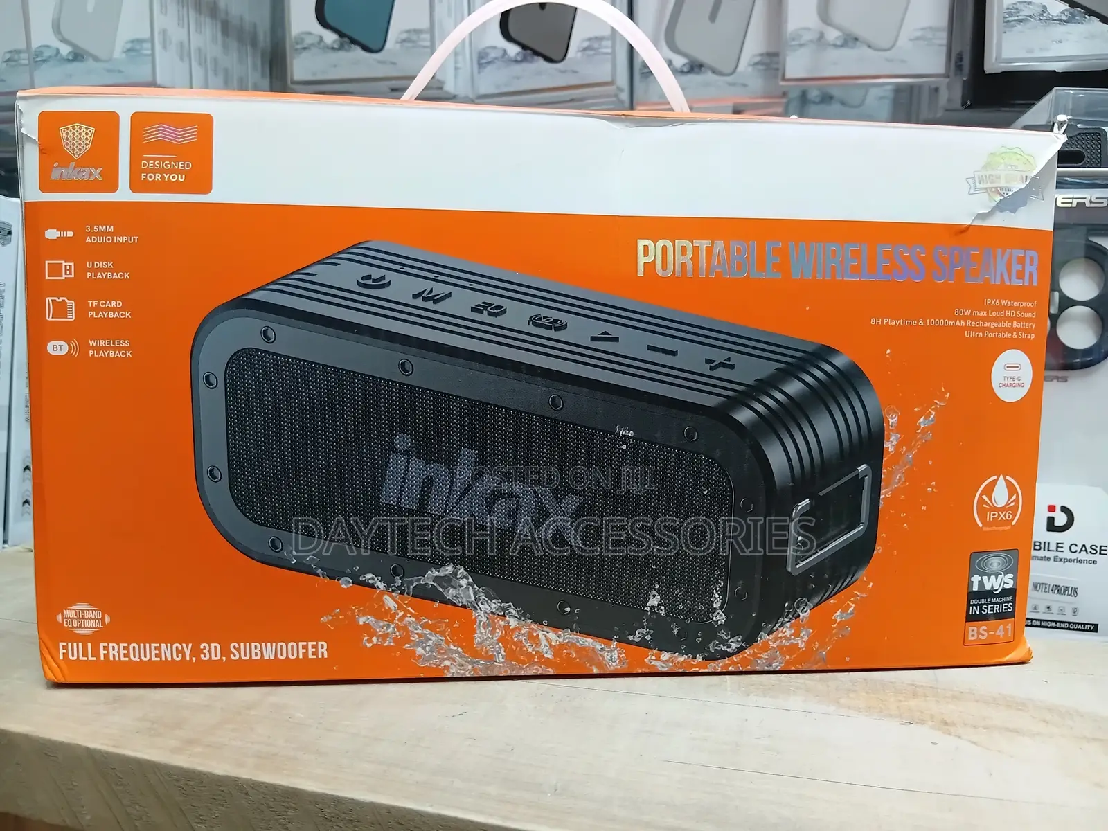 Inkax BS-41 BS-41 TWS Portable Karaoke Wireless Speaker