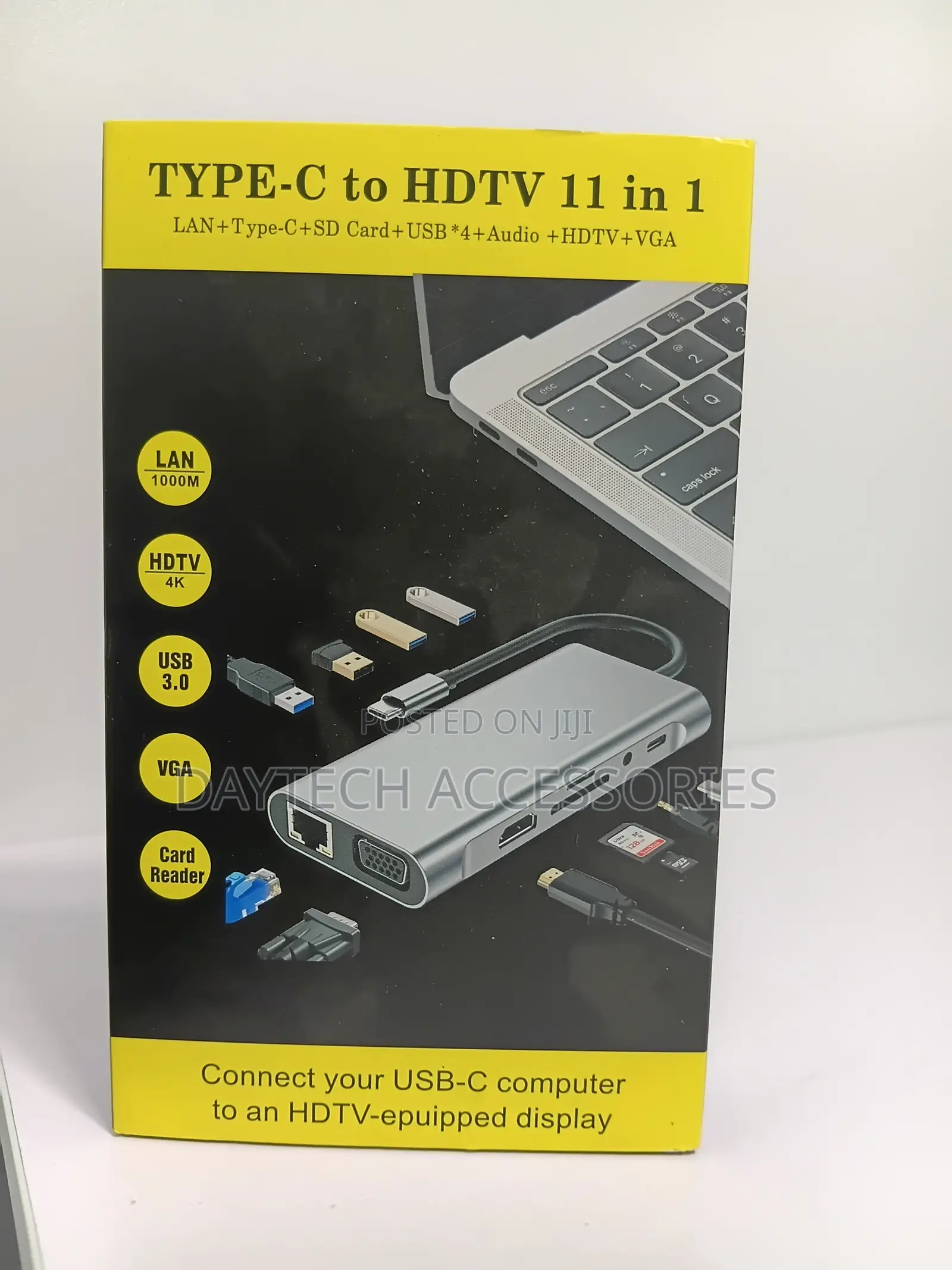 USB Type C to Multifunction 11 in 1 Docking Station