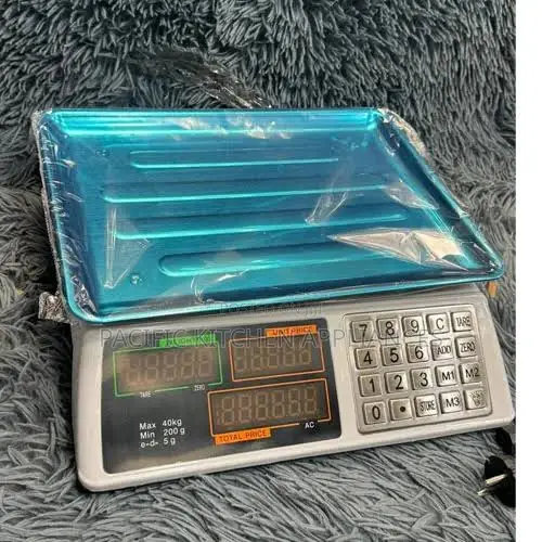 ACS 40 Digital Weighing Scale Flat Top - BLUE