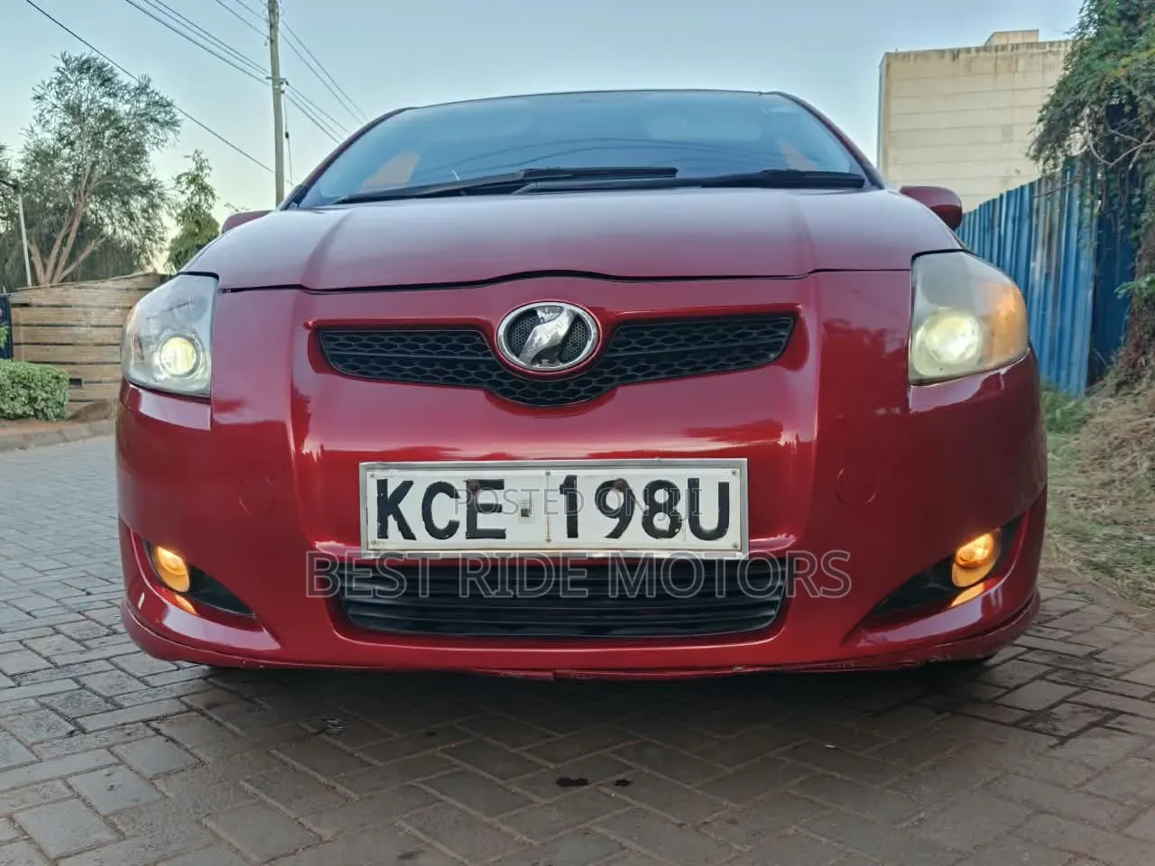 Toyota Auris 1.6 Dual VVTi 2008 Red