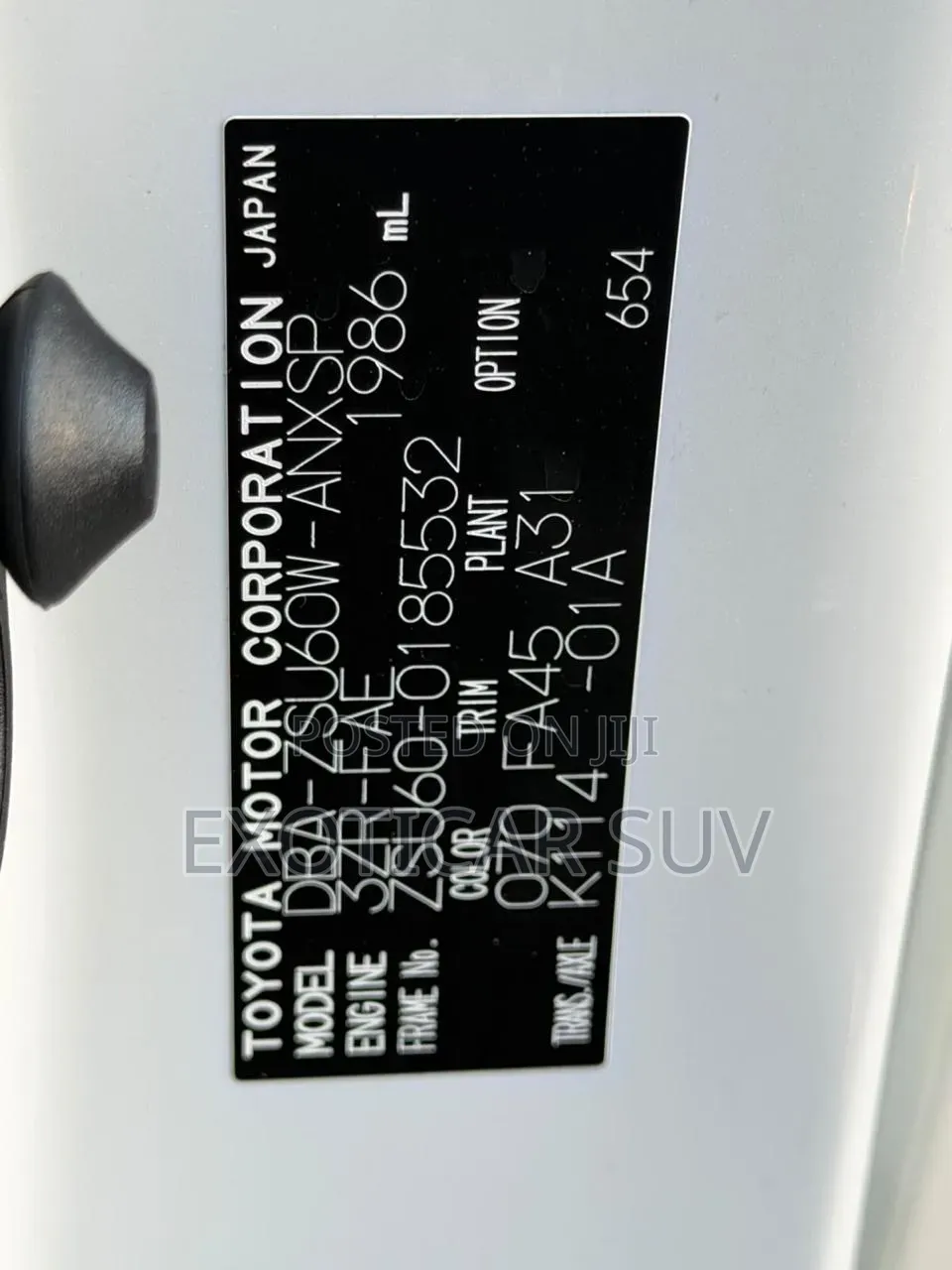 Toyota Harrier 2.0 2019 Pearl