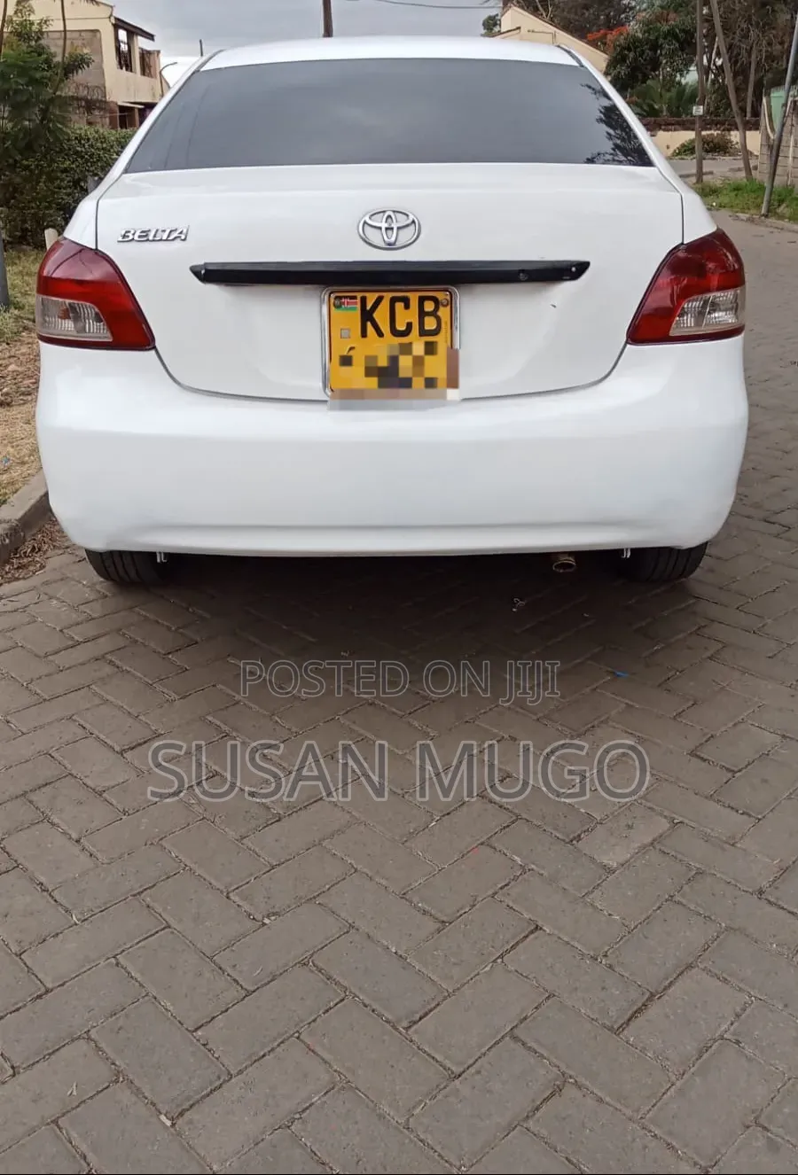 Toyota Belta 2009 White