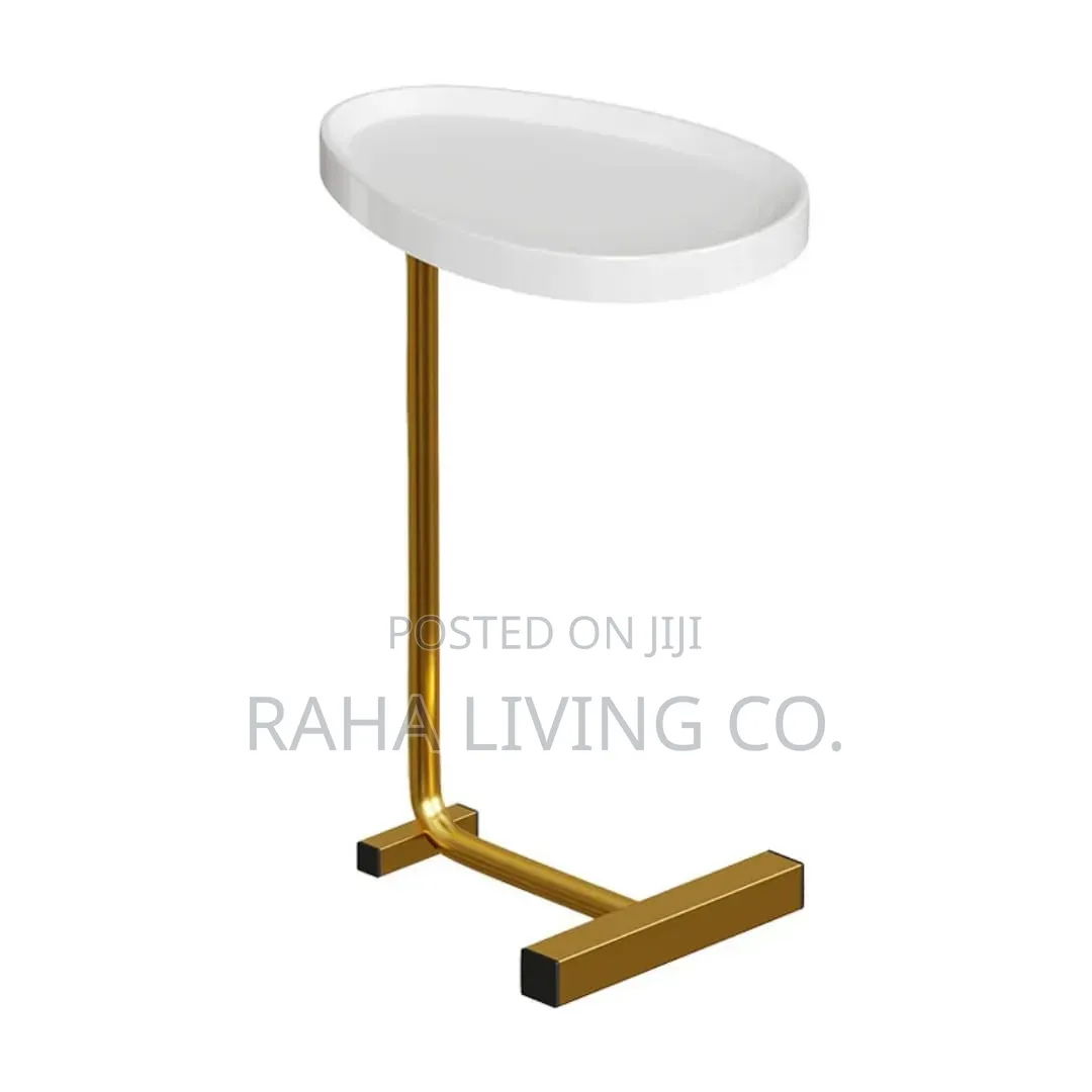 C-Shaped Bedside Coffee Table | Mobile Storage | Compact Design