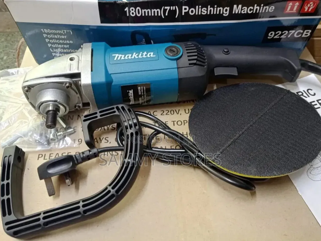 Makita 9227CB 180mm (7-Inch) Professional Electric Polisher