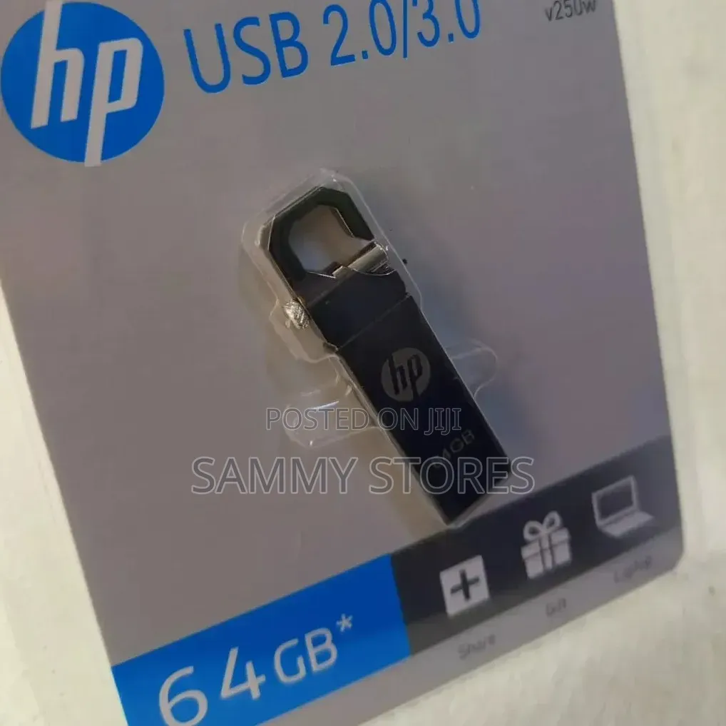 HP 64GB USB 2.0/3.0 Memory Stick – Compact Storage Drive