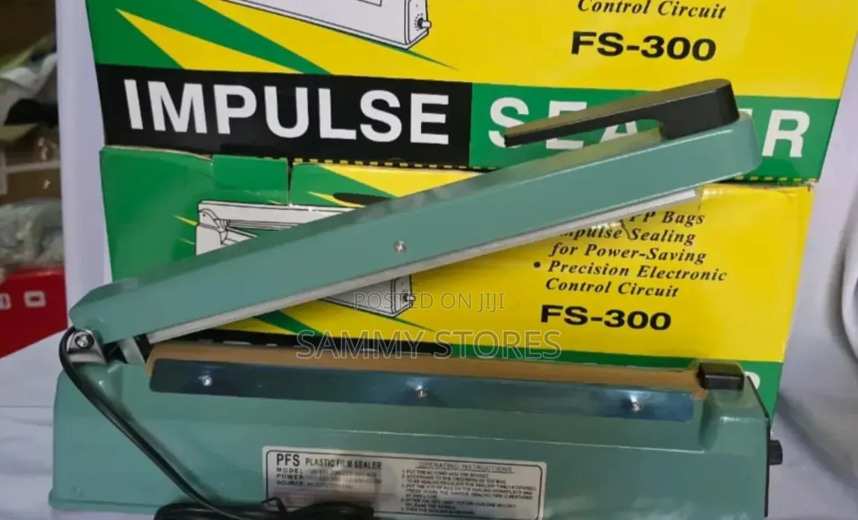 FS-300 Hand Press Plastic Bag Sealer Heat Sealing Machine 300mm