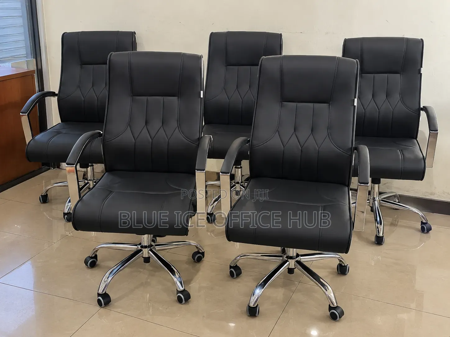 Black Executive Office Chairs | High Back Leather Chairs