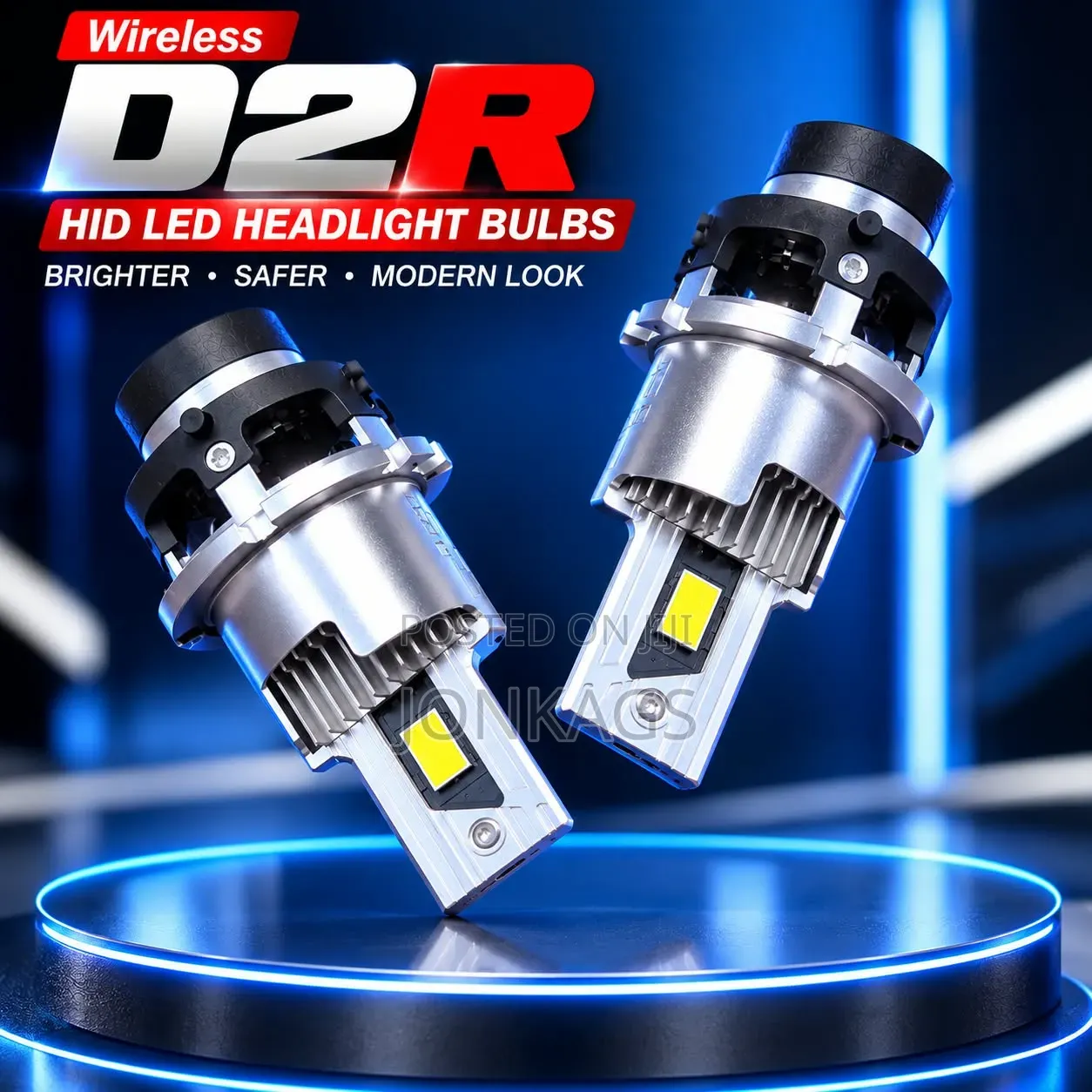 Wireless HID-Style D2R LED Bulb
