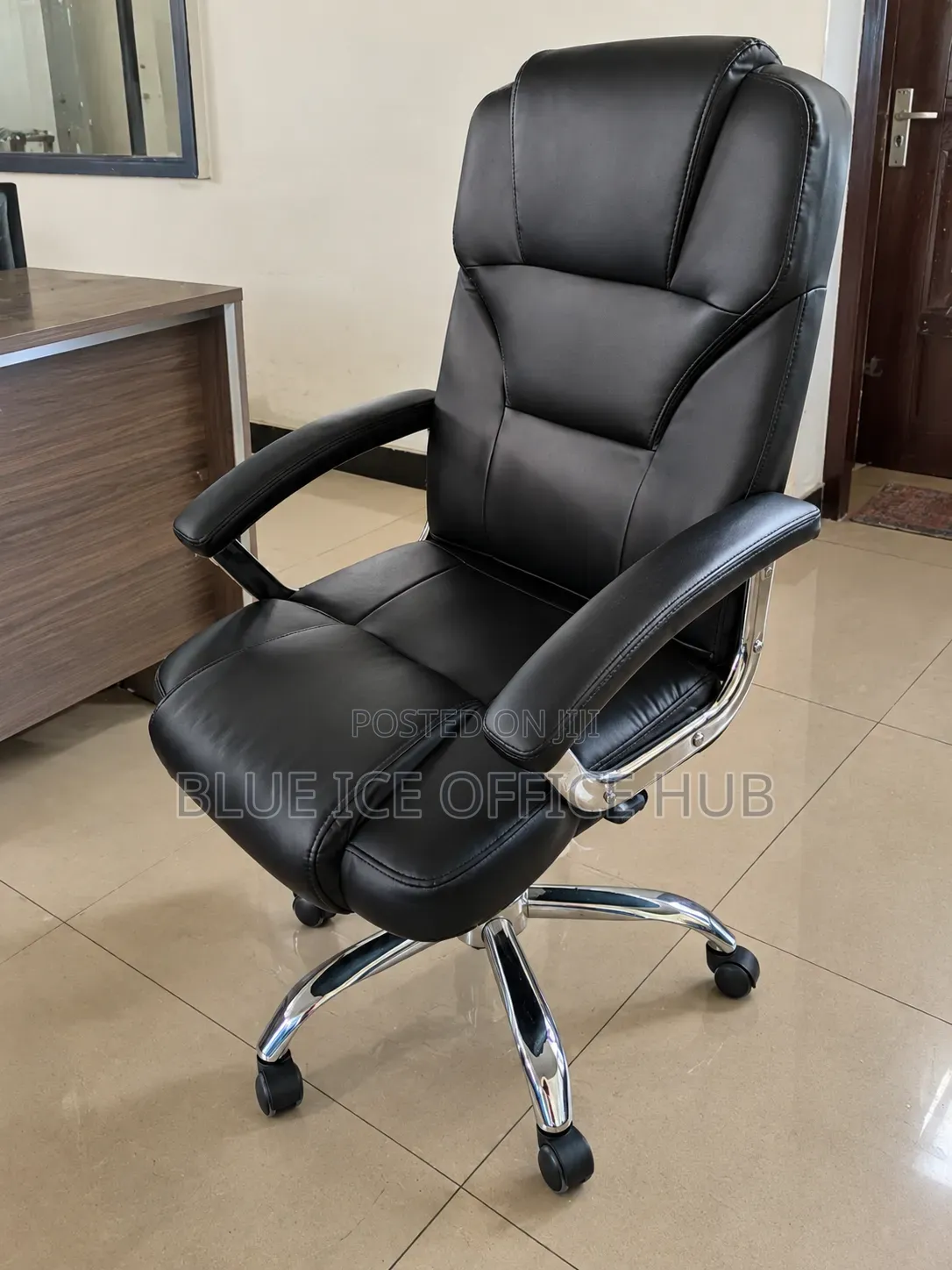 Black Executive Office Leather Chair
