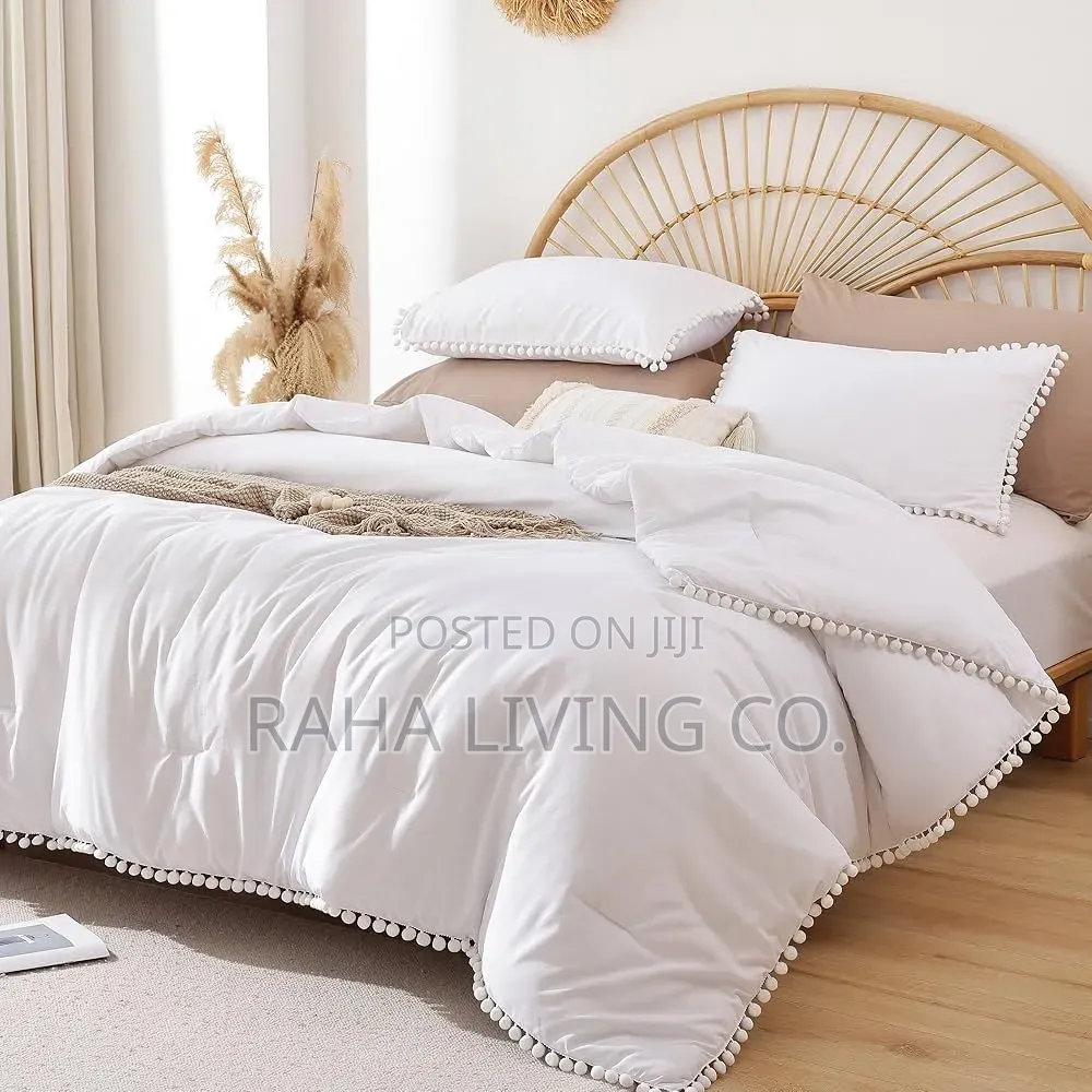Pom-Pom Laced Design Duvet Cover Set | 6x7/6x6 | Bohemian
