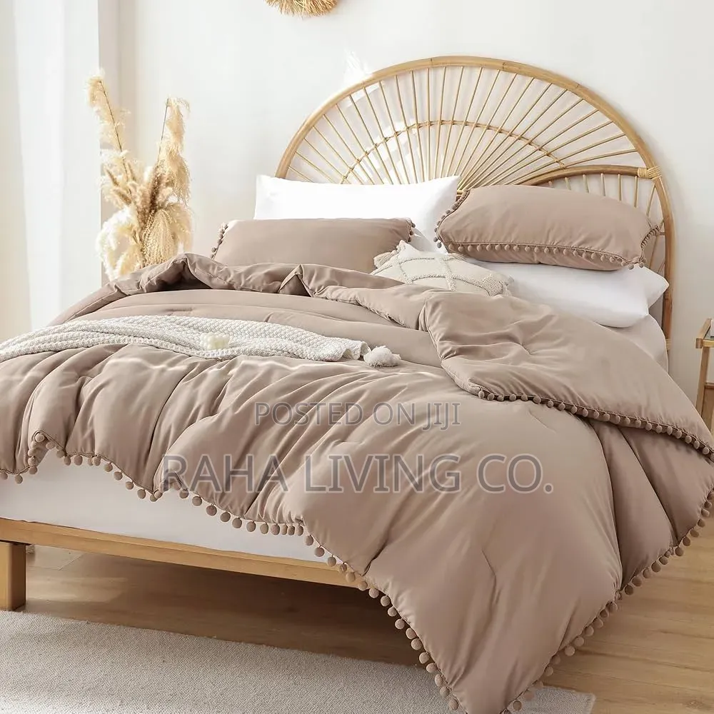 Pom-Pom Laced Design Duvet Cover Set | 6x7/6x6 | Bohemian