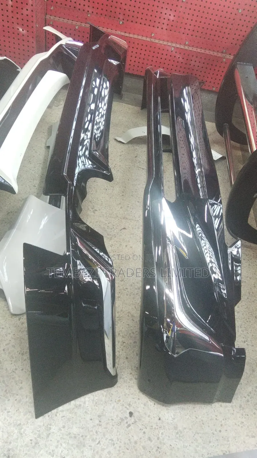 Front & Rear Bumper Lip Spoiler Padding Kit for Toyota Prado FJ150