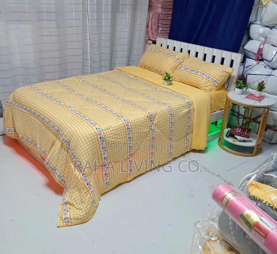 Lycra Double Sided Cotton Duvet Set | 5x6/6x6 | Reversible