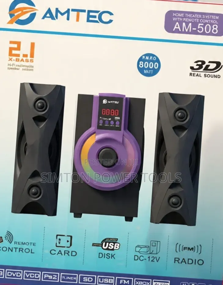 Amtec AM-508 2.1 Channel Home Theater System
