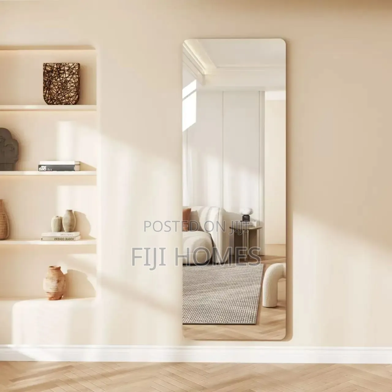 Unbreakable Acrylic Self-Adhesive Mirror | Rectangle | 120x40cm