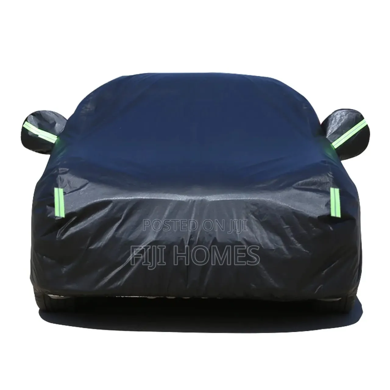 Quality Universal Black Car Cover | Fleece Lined | Reflector Strips