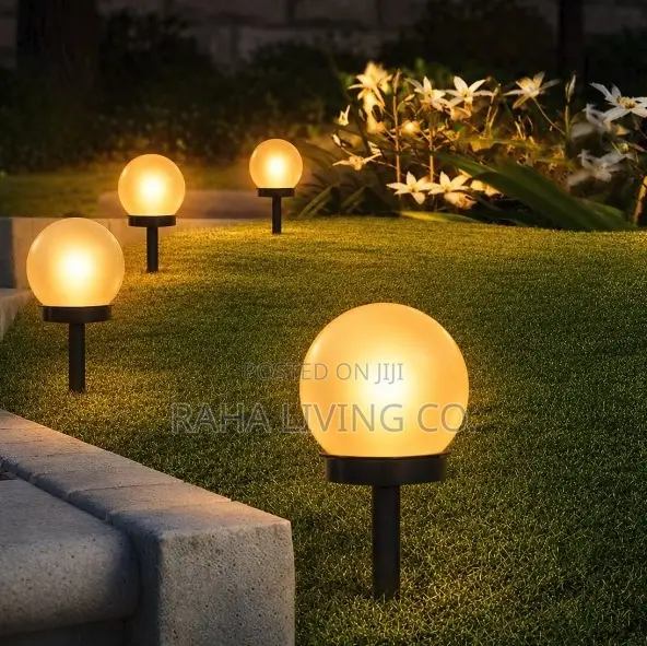 6-Piece Solar Garden Lamp Set Outdoor Pathway Lights