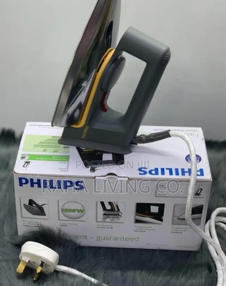 Philips 1000W Dry Iron Box | Non-Stick Soleplate | Electric